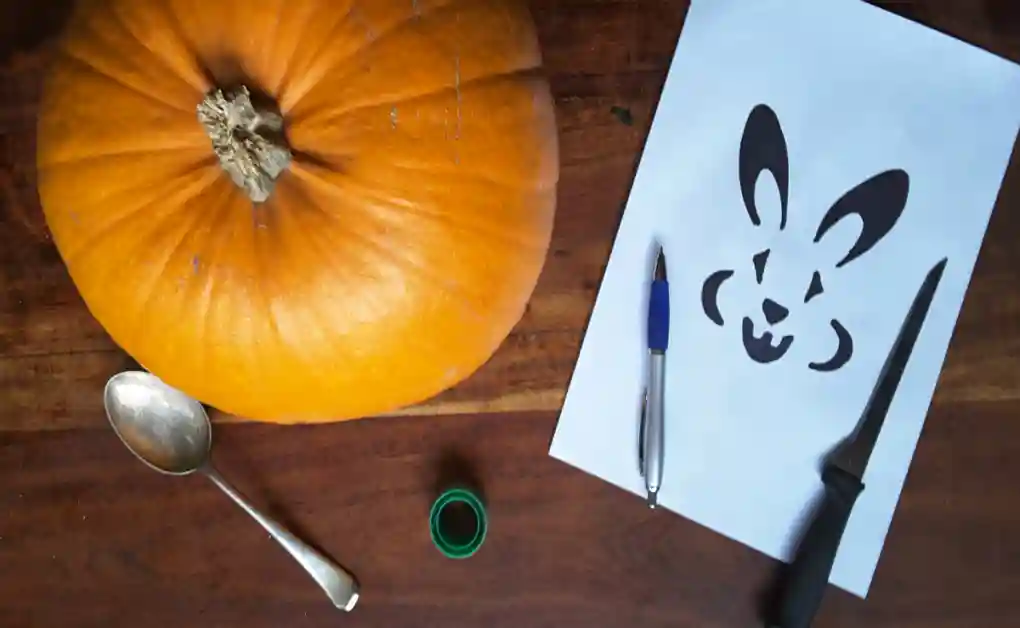halloween bunny pumpkin carving kit