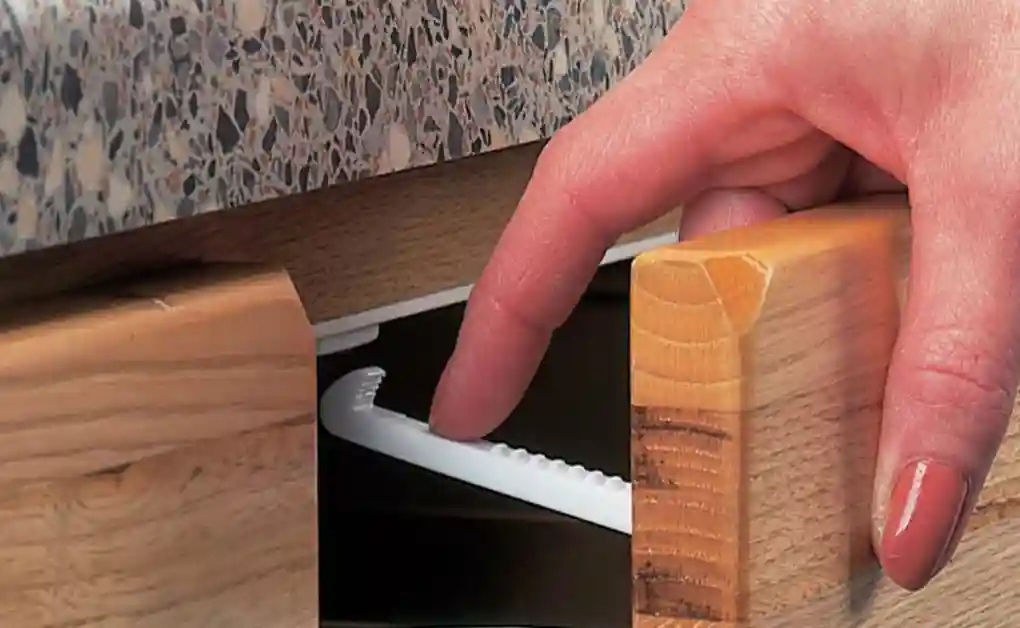 cupboard safety latch