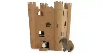 Cardboard Rabbit House
