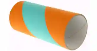 Cardboard Chew Tube Rabbit Toy