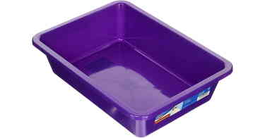 purple litter box